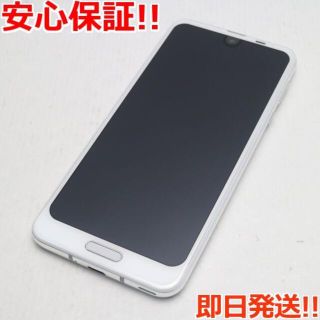 アクオス(AQUOS)の超美品 SH-03K ホワイト 本体 白ロム  SIMロック解除済み(スマートフォン本体)