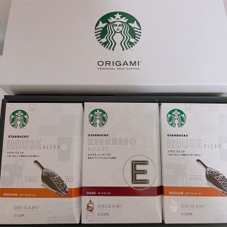 スターバックスコーヒー(Starbucks Coffee)のスターバックス　ORIGAMI ドリップコーヒー(コーヒー)