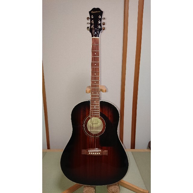 Epiphone(エピフォン)のワッツ様専用Epiphone/ＡＪ-220SMBアコースティックギター 楽器のギター(アコースティックギター)の商品写真
