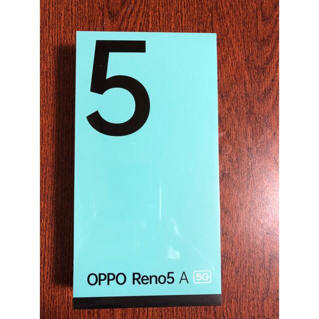 【5G対応・新品未開封・SIMフリー】OPPO Reno5 A シルバーブラック