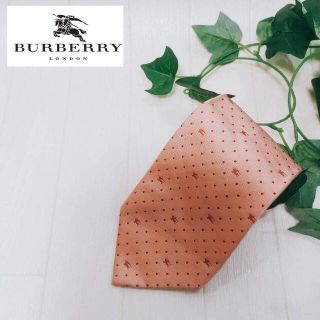 バーバリー(BURBERRY)の匿名配送 バーバリー シルク ホース ドット柄 イタリア製 ネクタイ(ネクタイ)