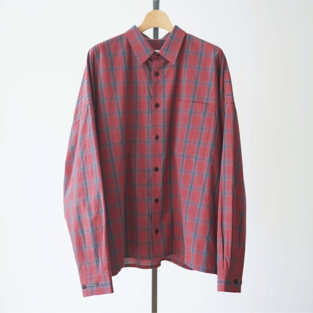 whowhat | 5X SHIRT (RED×GRAY)トップス