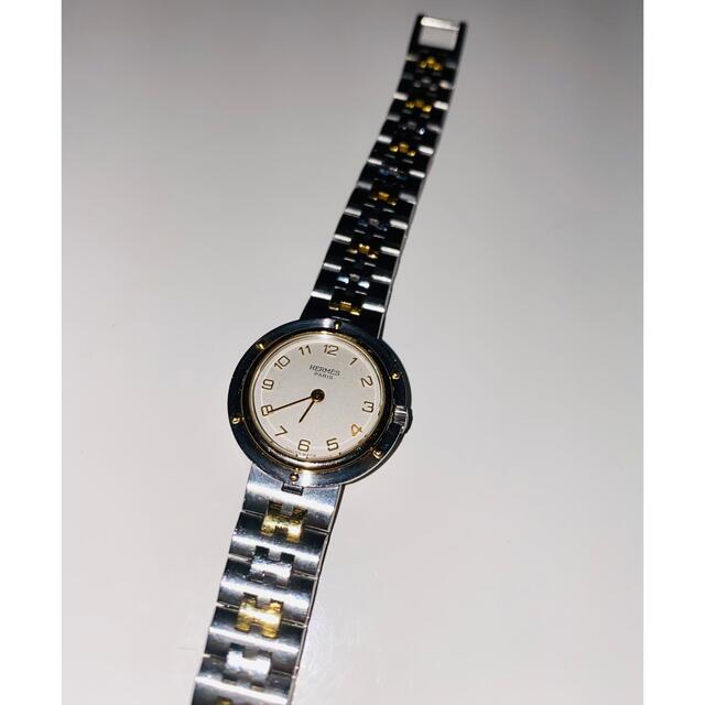 Hermes(エルメス)のエルメス クリッパー コンビ レディースのファッション小物(腕時計)の商品写真