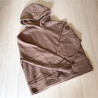 ザラ(ZARA)のZARA ザラ　ベーシック　パーカー　ブラウン　S(パーカー)