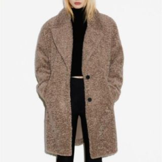 ザラ(ZARA)のZARA　テディベアコート　プードルコート(ロングコート)