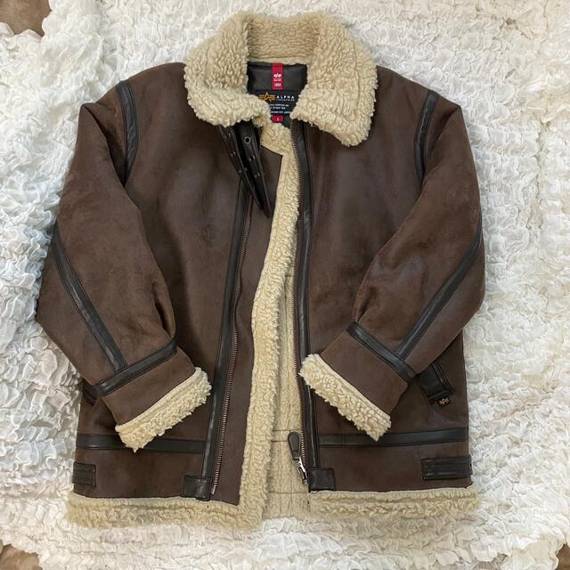 ALPHA INDUSTRIES(アルファインダストリーズ)の限定値下げ！B-3 フライトジャケット アルファ　beams ムートン レディースのジャケット/アウター(ムートンコート)の商品写真