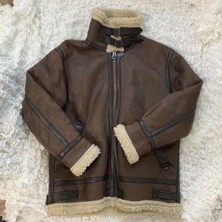 アルファインダストリーズ(ALPHA INDUSTRIES)の限定値下げ！B-3 フライトジャケット アルファ　beams ムートン(ムートンコート)