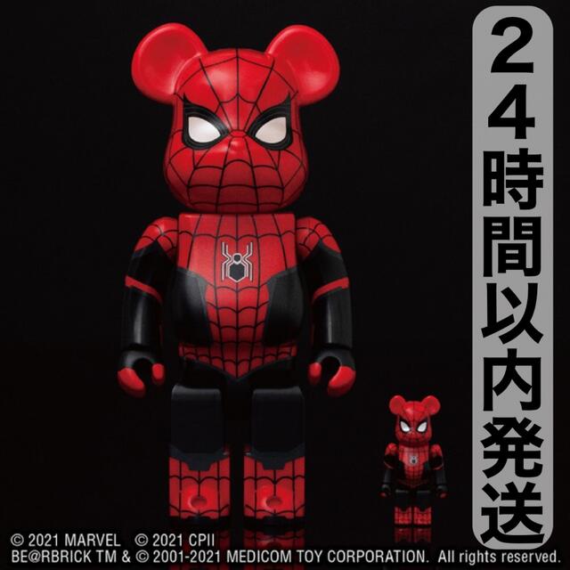 MEDICOM TOY(メディコムトイ)のBE@RBRICK SPIDER-MAN 100% & 400% エンタメ/ホビーのフィギュア(その他)の商品写真