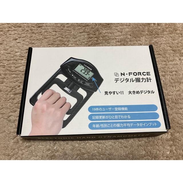 デジタル握力計　NーFORCE スポーツ/アウトドアのトレーニング/エクササイズ(トレーニング用品)の商品写真