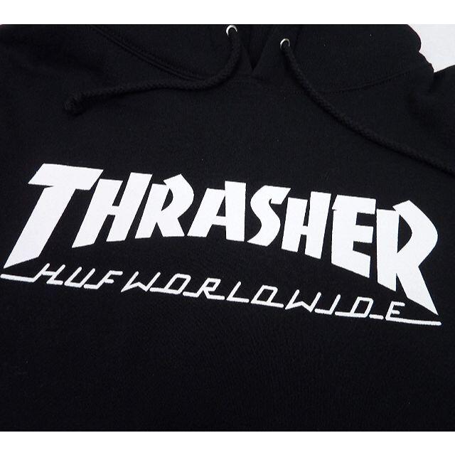 HUF(ハフ)のHUF ハフ THRASHER TDS ロゴ プルオーバーパーカー XL メンズのトップス(パーカー)の商品写真