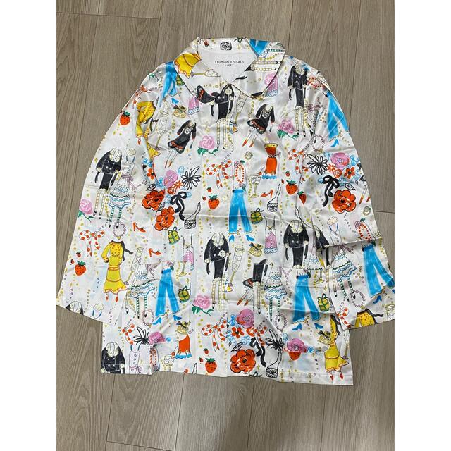 TSUMORI CHISATO(ツモリチサト)の★新品★ツモリチサト　シルク100%パジャマ　Mサイズ レディースのルームウェア/パジャマ(パジャマ)の商品写真