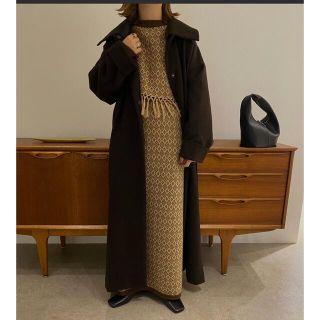 I _am big collar nuance coat(ロングコート)