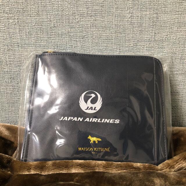 JAL(日本航空)(ジャル(ニホンコウクウ))のJALビジネスクラス　MAISON KITSUNE PARIS機内アメニティ レディースのファッション小物(ポーチ)の商品写真