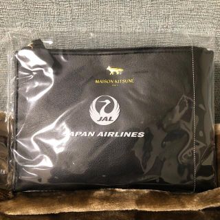 ジャル(ニホンコウクウ)(JAL(日本航空))のJALビジネスクラスの機内アメニティ　MAISON KITSUNE PARIS(ポーチ)