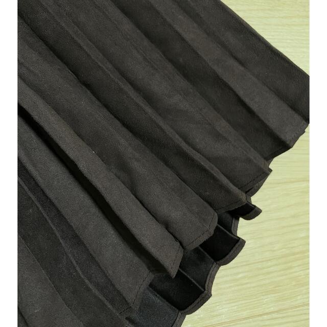 Rope' Picnic(ロペピクニック)のロペピクニック　茶色プリーツスカート レディースのスカート(ひざ丈スカート)の商品写真