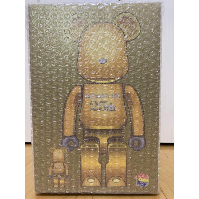 MEDICOM TOY(メディコムトイ)の BE@RBRICK MEDICOM TOY 25th 100％ ＆ 400％ エンタメ/ホビーのフィギュア(その他)の商品写真