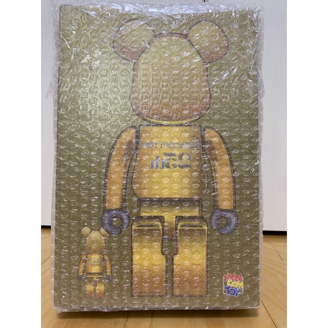 MEDICOM TOY(メディコムトイ)の BE@RBRICK MEDICOM TOY 25th 100％ ＆ 400％ エンタメ/ホビーのフィギュア(その他)の商品写真