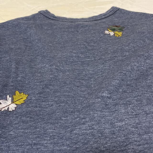 値下げしました❣️45rpm US裏毛の馬比古刺繍スウェットTシャツ 2