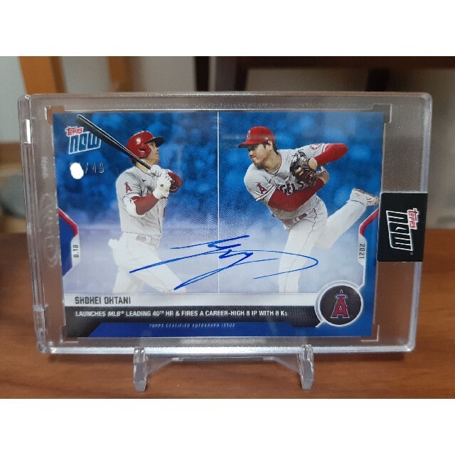 【PSA10 パラレル】大谷翔平 40号HR 8勝目 MLB カード　topps