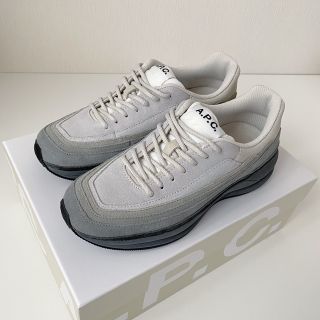 A.P.C. アーペーセー スニーカー 27.6cm 白xライトグレー系