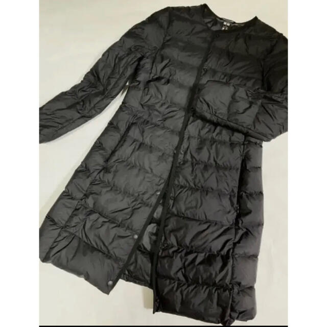UNIQLO(ユニクロ)のUNIQLO ユニクロ ダウンコート　　Ｓ　ブラック レディースのジャケット/アウター(ダウンコート)の商品写真