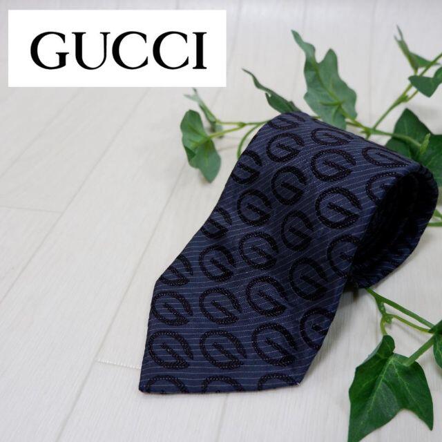 爆売り！ Gucci ネクタイ イタリア製 シルク 定番 G柄 グッチ 匿名配送 - ネクタイ
