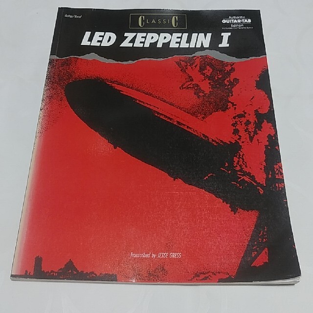 レア物？　洋書　LED ZEPPELIN Ｉ ギタースコア　tab譜　WARNE 楽器のスコア/楽譜(ポピュラー)の商品写真