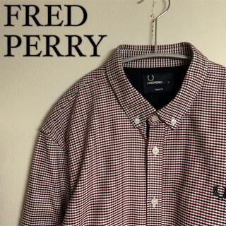 フレッドペリー(FRED PERRY)の【定番】FRED PERRY フレッドペリー　チェック柄　ロゴ刺繍　BDシャツ(シャツ)