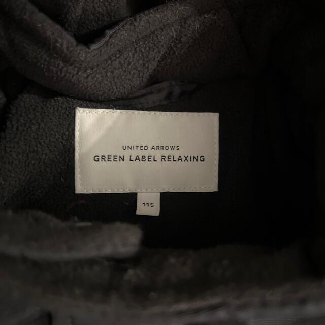 UNITED ARROWS green label relaxing(ユナイテッドアローズグリーンレーベルリラクシング)のグリーンレーベル　キッズ　アウター　黒 キッズ/ベビー/マタニティのキッズ服男の子用(90cm~)(コート)の商品写真