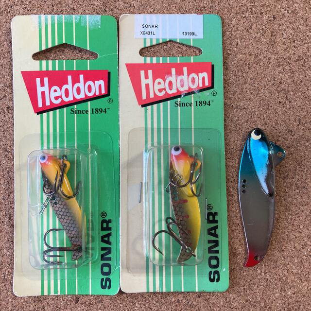 ヘドン ソナー 3個セット f02 heddon メタルバイブ スポーツ/アウトドアのフィッシング(ルアー用品)の商品写真