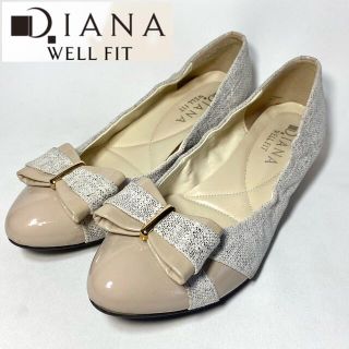 ダイアナ(DIANA)のDIANA ダイアナ　ウェルフィット　フラットシューズ　23.5cm(その他)