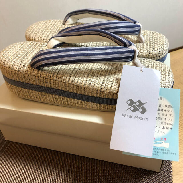 年末特価❣️パナマ風草履 23〜23.5の方 新品