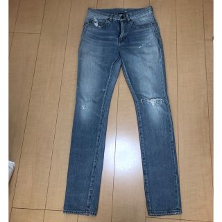 サンローラン(Saint Laurent)のサンローラン  ダメージ　デニム　パンツ(デニム/ジーンズ)