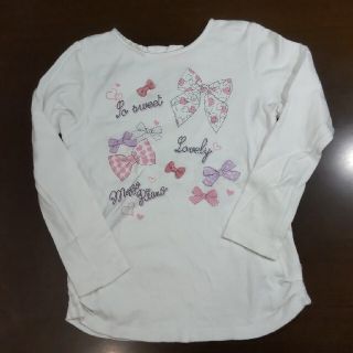 メゾピアノ(mezzo piano)のあんじゅ様専用☆mezzopiano☆リボンカットソー・ドレスカットソー2枚(Tシャツ/カットソー)