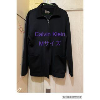 カルバンクライン(Calvin Klein)のCalvin klein  カルバン クライン 黒ニットジャケット美品(その他)