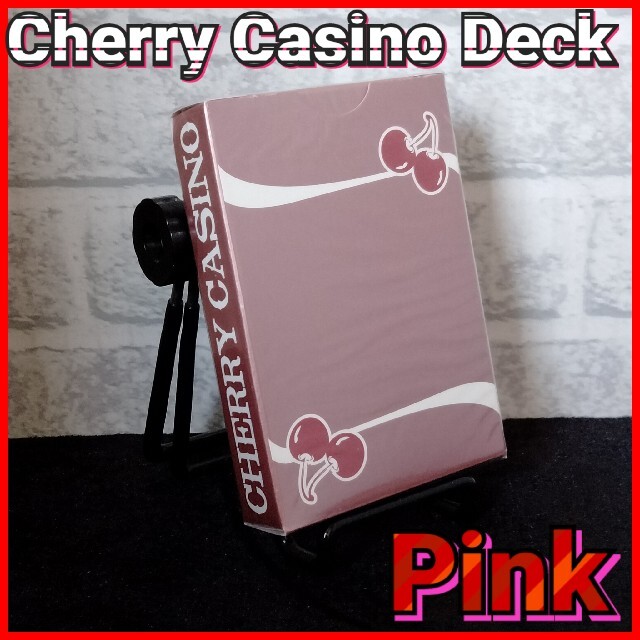 チェリーカジノ：ピンク / Cherry Casino Deck　新品未開封 エンタメ/ホビーのテーブルゲーム/ホビー(トランプ/UNO)の商品写真