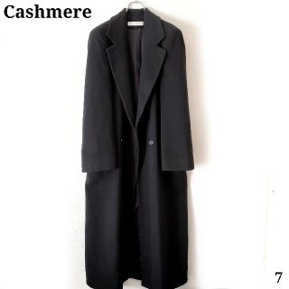 激安 超特価商店街  7.カシミヤ100 チェスターコートの ダブルブレスト アメリカ製 ジャケット・アウター