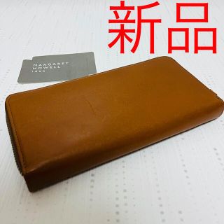 マーガレットハウエル(MARGARET HOWELL)の新品 マーガレットハウエルアイディア ラウンド長財布 ブラウン マーガレット(長財布)