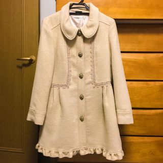 アクシーズファム(axes femme)の【美品】axes femme コート ベージュ(ロングコート)