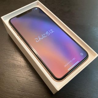 アイフォーン(iPhone)のPhone Xs Gold 64 GB SoftBank ※simロック解除済(スマートフォン本体)