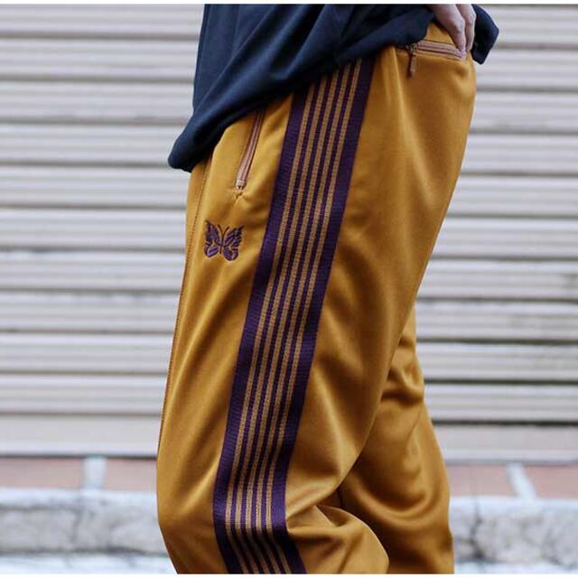 新品未使用 needles トラックパンツ ブラウン オレンジ-