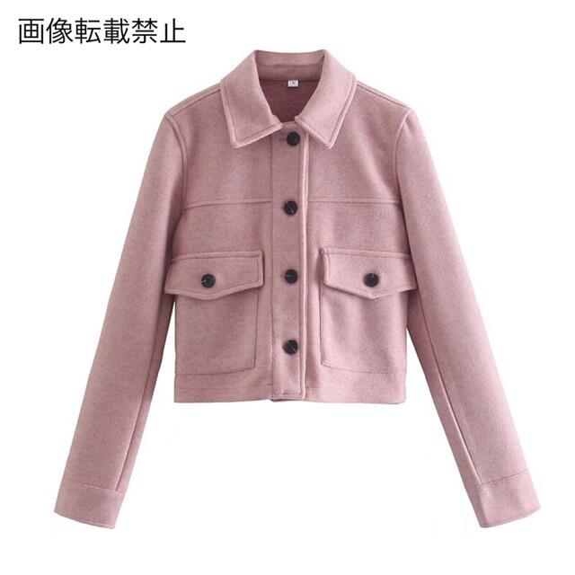 ZARA - ⛄️12月新作🏂7172◇pink ピンク クロップド丈 シャツ ZARA - ⛄️12月新作🏂7172◇pink ピンク クロップド丈 シャツ