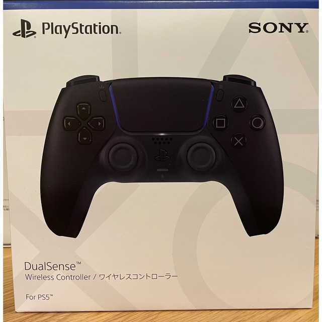 PlayStation(プレイステーション)のプレイステーション5 DualSenseセット　ミッドナイトブラック エンタメ/ホビーのゲームソフト/ゲーム機本体(家庭用ゲーム機本体)の商品写真