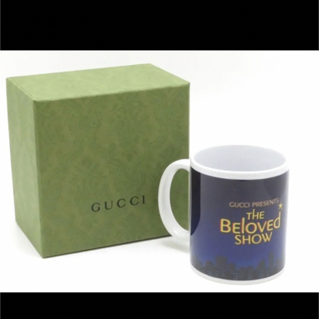 Gucci(グッチ)の【未使用】GUCCI マグカップ　ノベルティ　THE BELOVED SHOW インテリア/住まい/日用品の日用品/生活雑貨/旅行(その他)の商品写真