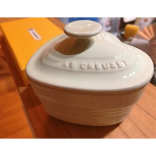 ルクルーゼ(LE CREUSET)のル・クルーゼ ラムカン・ダムール グリーン ハート(食器)