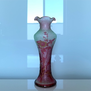 ✯極レア 最上級 Baccarat オールドバカラ 花瓶 グラデーション 花器✯(花瓶)