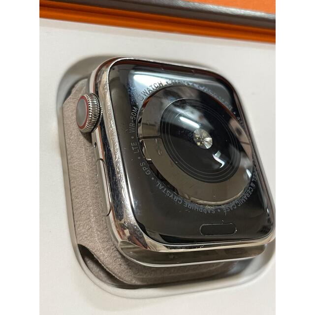 クーポン最新送料無料 Apple Watch HERMES series4 44mm ステンレス