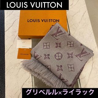 ヴィトン(LOUIS VUITTON) マフラー/ショール(レディース)(パープル ...