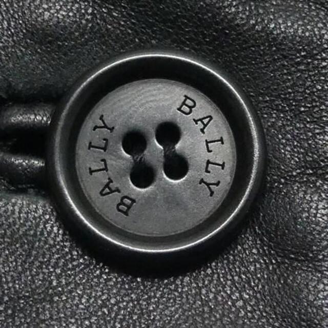 Bally(バリー)のイタリア製 バリー メンズ レザー チェスターコート M 黒 40 ジャケット レディースのジャケット/アウター(ロングコート)の商品写真