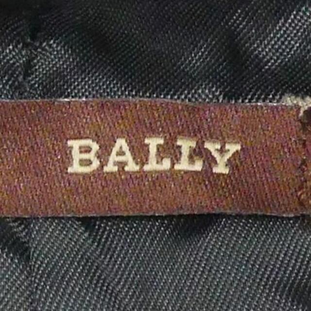 Bally(バリー)のイタリア製 バリー メンズ レザー チェスターコート M 黒 40 ジャケット レディースのジャケット/アウター(ロングコート)の商品写真